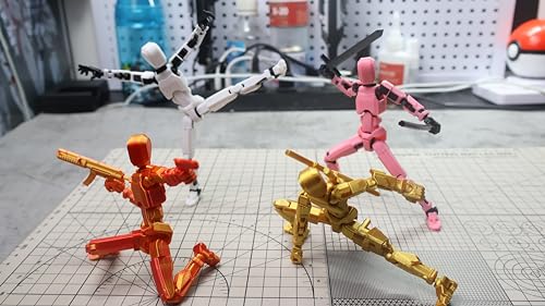 FoxVilla Pre-Assembled T13 Titan 13 3D Printed Action Figure – Dummy 13 Toy (Assembled, PETG/PLA)
