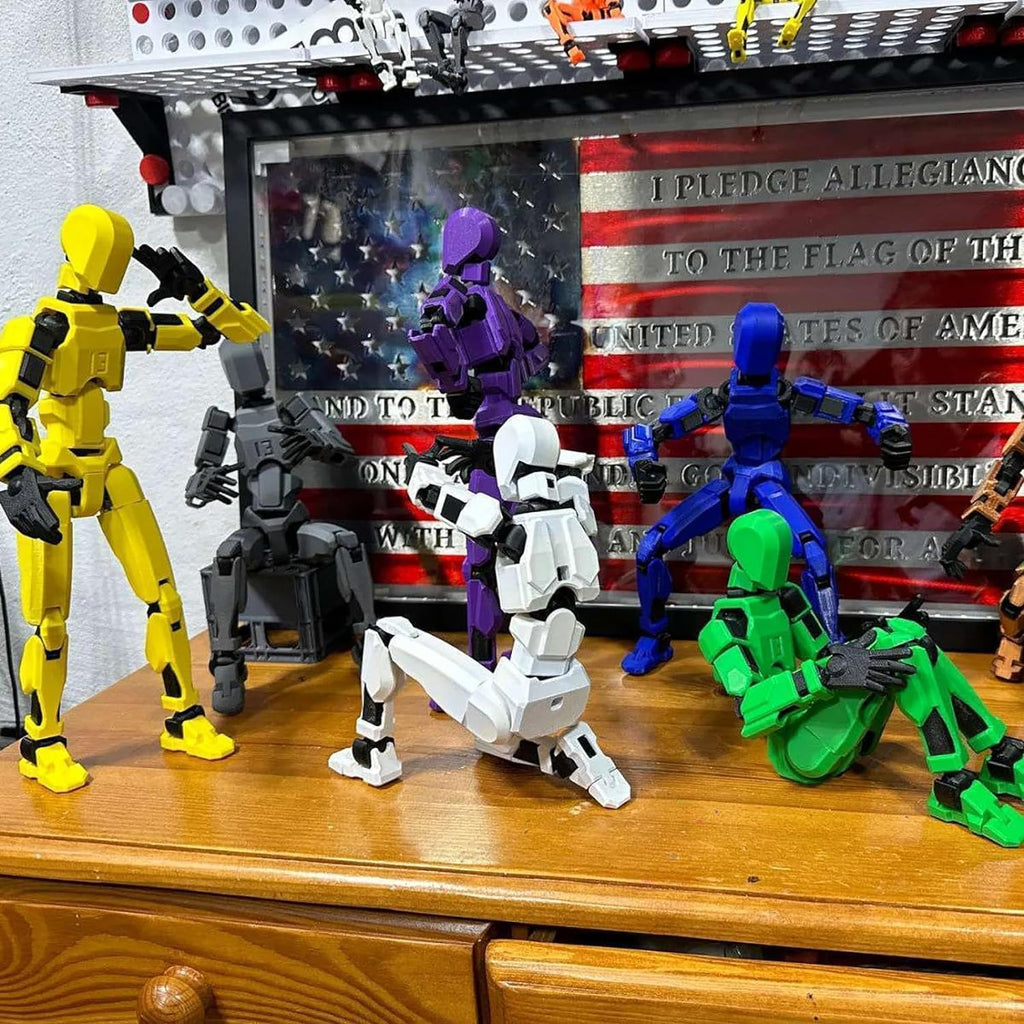 FoxVilla T13 Action Figure – Pre-Assembled 3D Printed Titan13 with Full Articulation