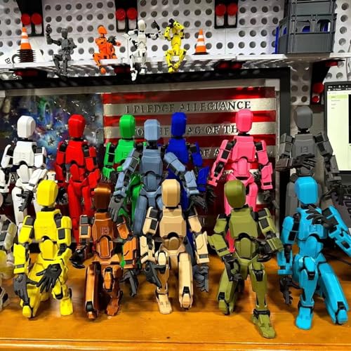 FoxVilla T13 Action Figure – Pre-Assembled 3D Printed Titan13 with Full Articulation