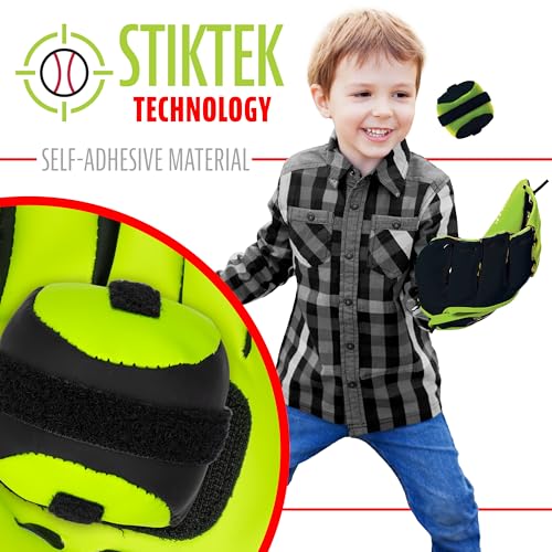 Franklin Sports 8" Foam Teeball Glove with Stiktek Ball – Right Hand Throw for Toddlers & Kids (3+)