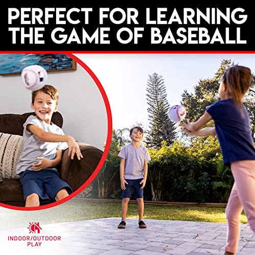 Franklin Sports MyFirst Soft Plush Baseball – 4-Inch Stuffed MLB Toy for Kids