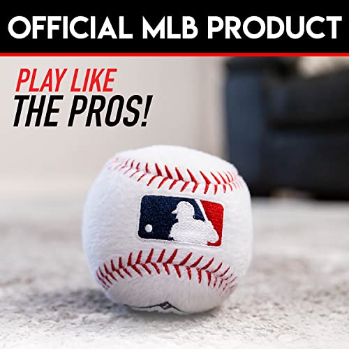 Franklin Sports MyFirst Soft Plush Baseball – 4-Inch Stuffed MLB Toy for Kids
