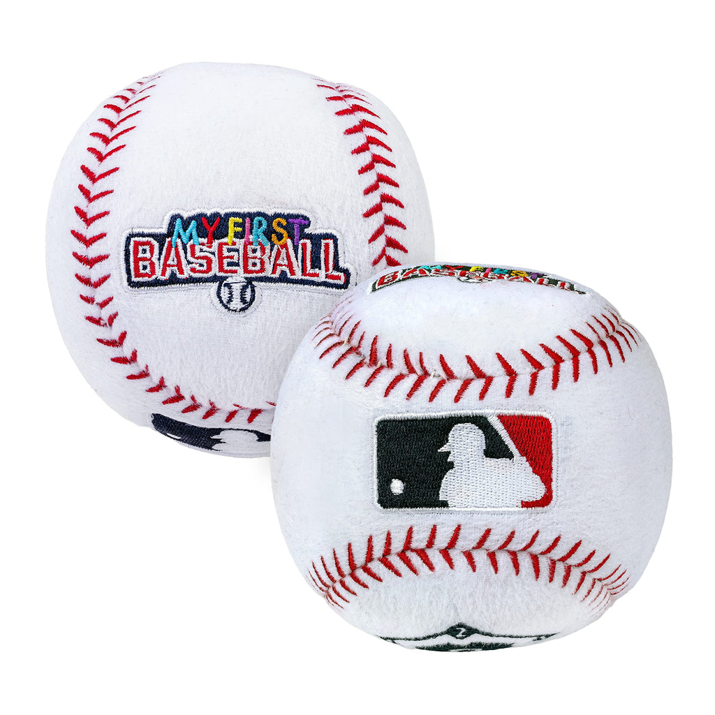 Franklin Sports MyFirst Soft Plush Baseball – 4-Inch Stuffed MLB Toy for Kids