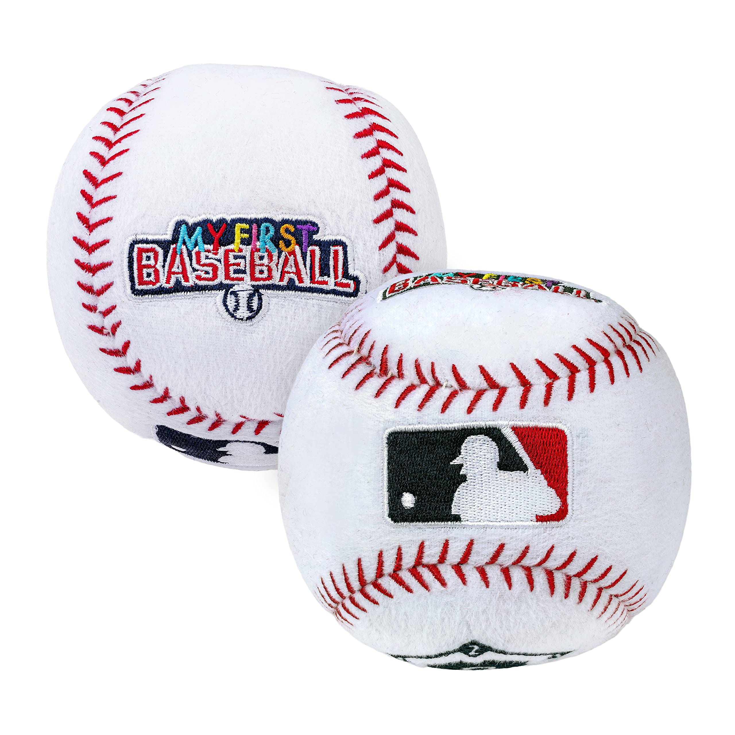 Franklin Sports MyFirst Soft Plush Baseball – 4-Inch Stuffed MLB Toy for Kids