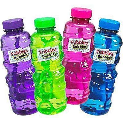 Fubbles 32oz Bubble Solution Refill with Wand - Non-Toxic, No Dyes for Kids Ages 3+