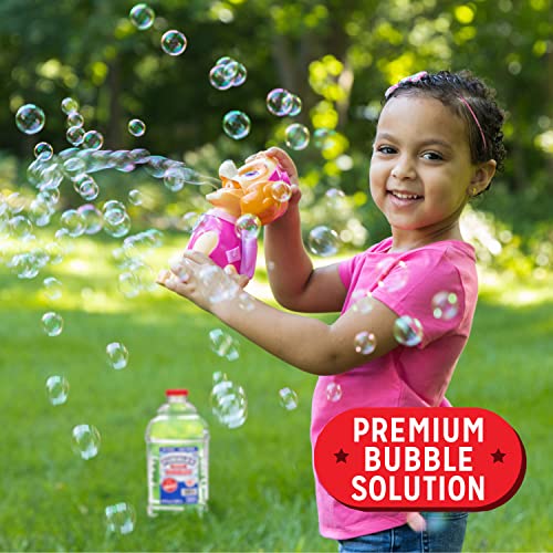 Fubbles 64 oz Bubble Solution Refill – Non-Toxic, Made in USA – Bulk Bubble Machine Refill