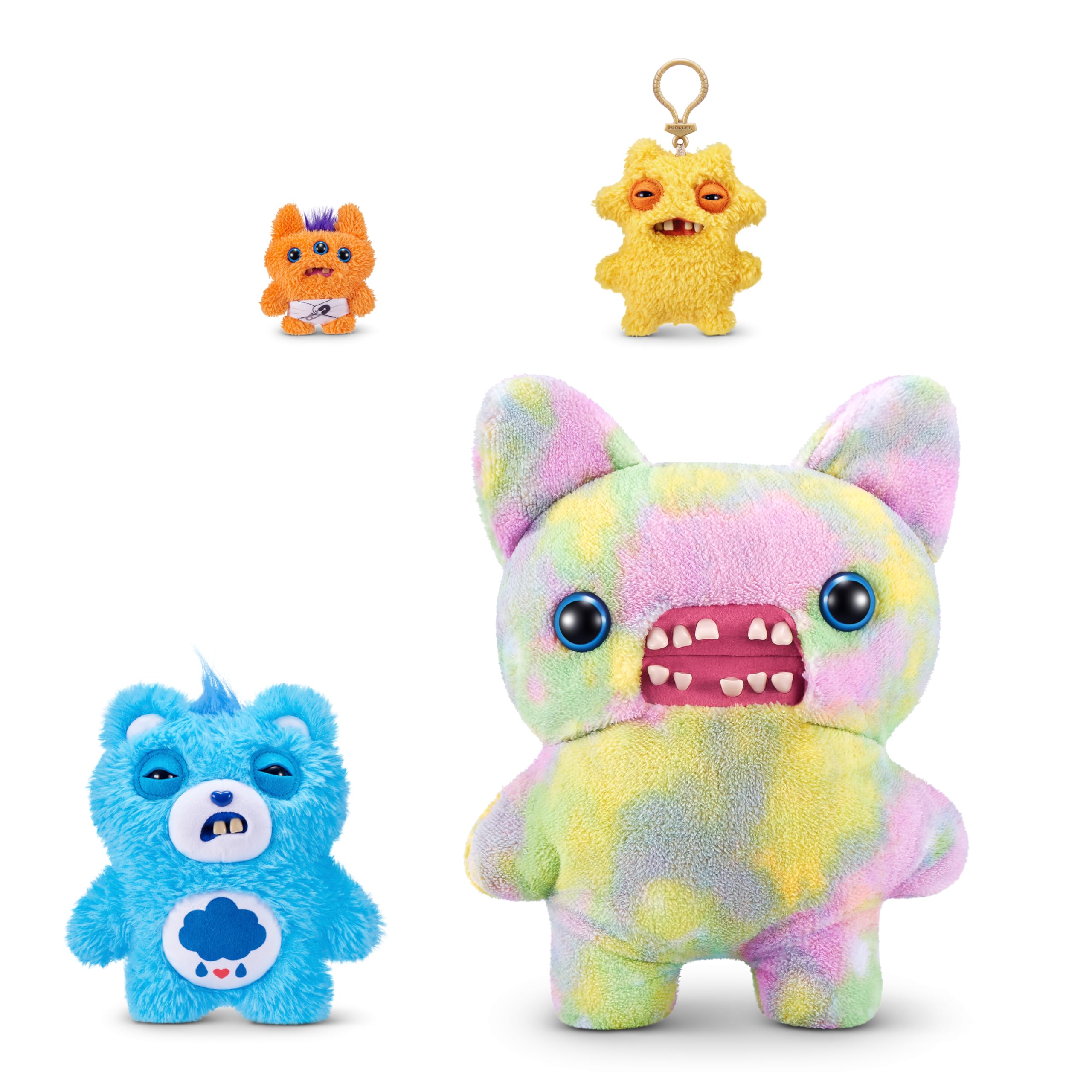 Fuggler Care Bears Grumpy Bear 9-Inch Plush – Funny Ugly Monster with Human Teeth by ZURU