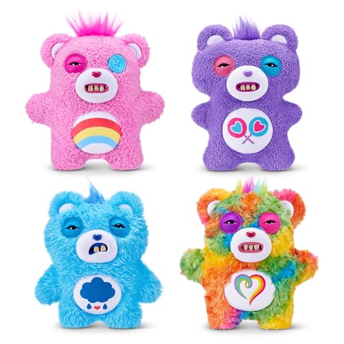 Fuggler Care Bears Togetherness Bear 9-Inch Plush – Funny Ugly Monster Stuffed Animal with Human-Like Teeth by ZURU