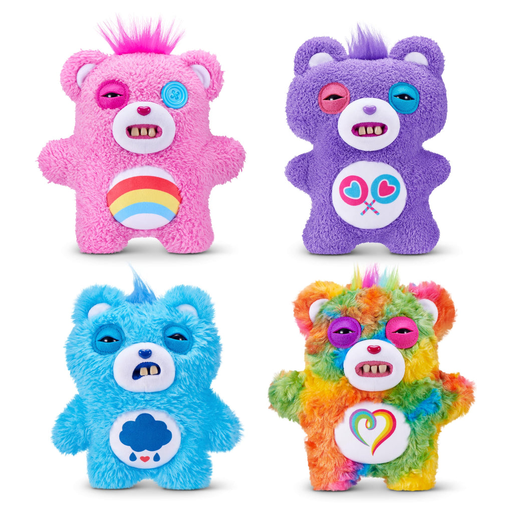 Fuggler Care Bears Togetherness Bear 9-Inch Plush – Funny Ugly Monster Stuffed Animal with Human-Like Teeth by ZURU