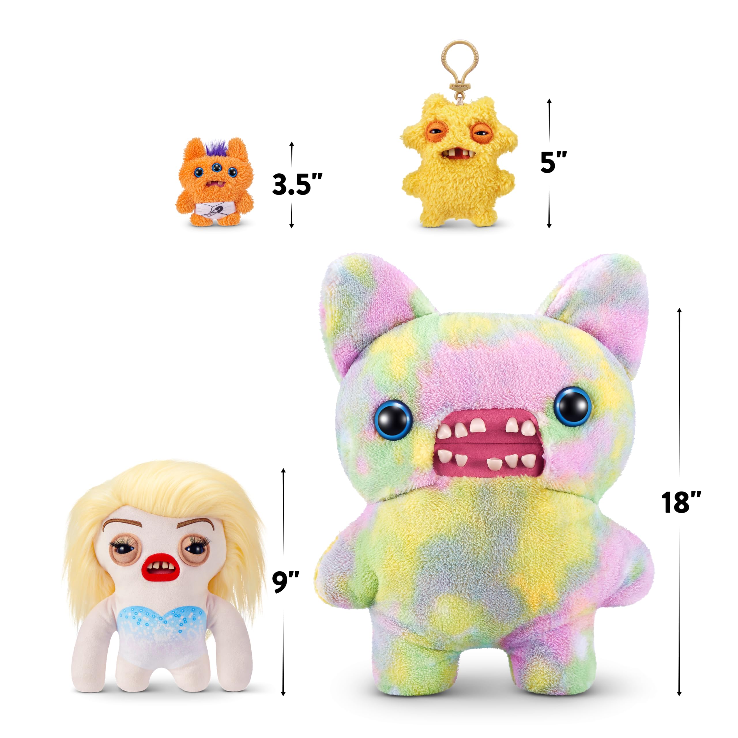 Fuggler Fugg Stars 9-Inch Fleeting Fartlet Plush – Funny Monster Stuffed Animal with Human-Like Teeth by ZURU