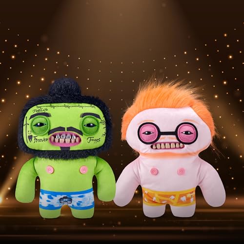 Fuggler Fugg Stars 9-Inch Plush Toy (Rhymer Mcslimer) – Funny Ugly Monster with Human Teeth by ZURU