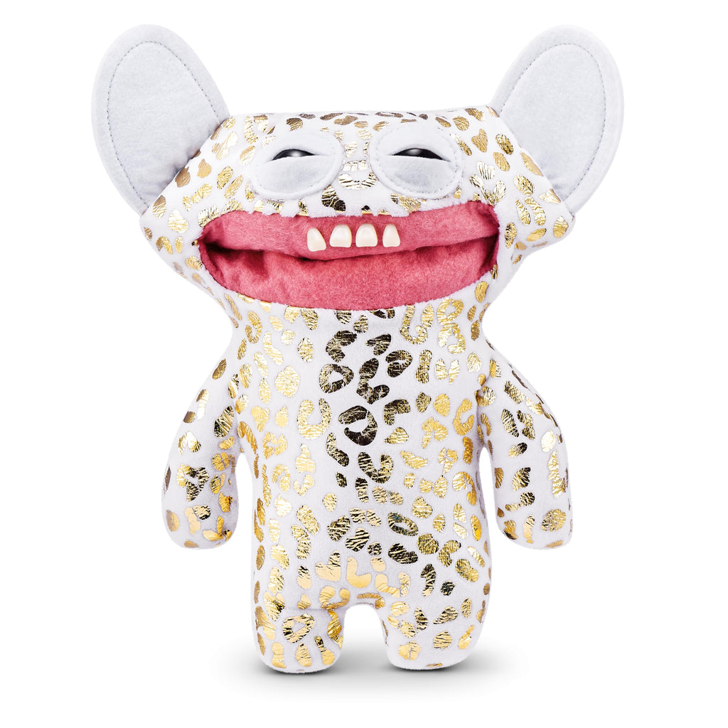 Fuggler Gold Fuggs (Grin Grin) - 9" Funny Ugly Monster Plush with Gold Foil Print