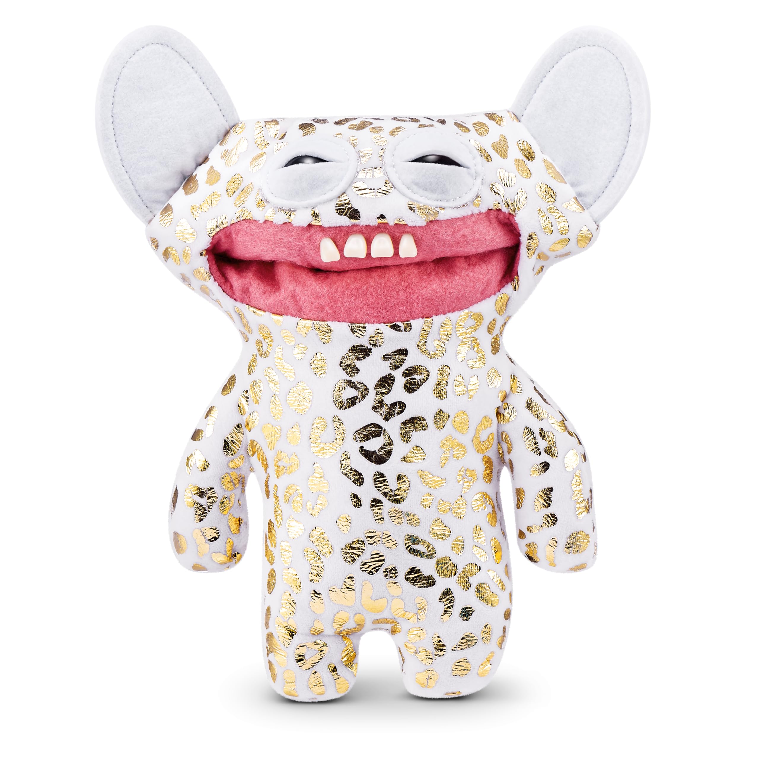 Fuggler Gold Fuggs (Grin Grin) - 9" Funny Ugly Monster Plush with Gold Foil Print