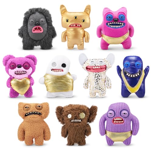 Fuggler Gold Fuggs Splodge Tank Top 9" Plush – Funny Ugly Monster Collectible by ZURU