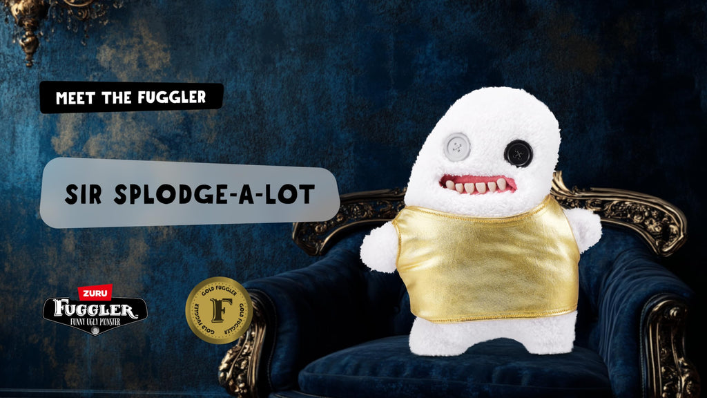Fuggler Gold Fuggs Splodge Tank Top 9" Plush – Funny Ugly Monster Collectible by ZURU