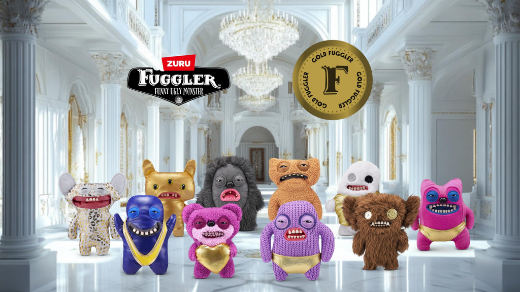 Fuggler Gold Fuggs Splodge Tank Top 9" Plush – Funny Ugly Monster Collectible by ZURU