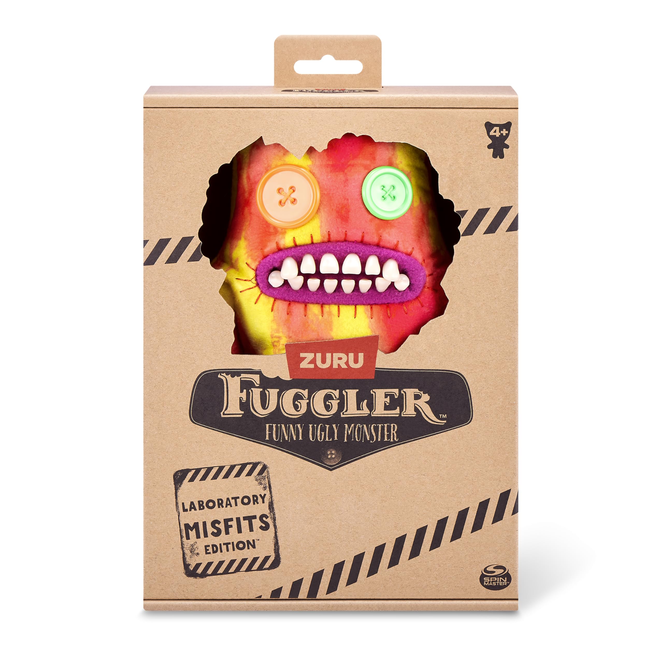 Fuggler Laboratory Misfits Sasquoosh Plush - 9" Soft Ugly Monster Collectible Toy