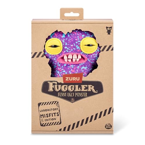Fuggler Laboratory Misfits Squidge Plush – 9" Soft Collectible Monster Toy with Human-Like Teeth