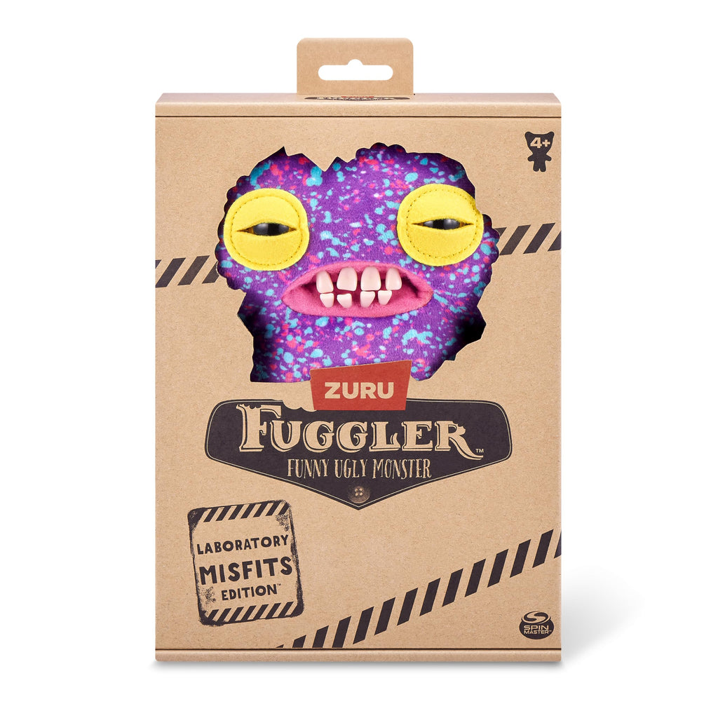 Fuggler Laboratory Misfits Squidge Plush – 9" Soft Collectible Monster Toy with Human-Like Teeth