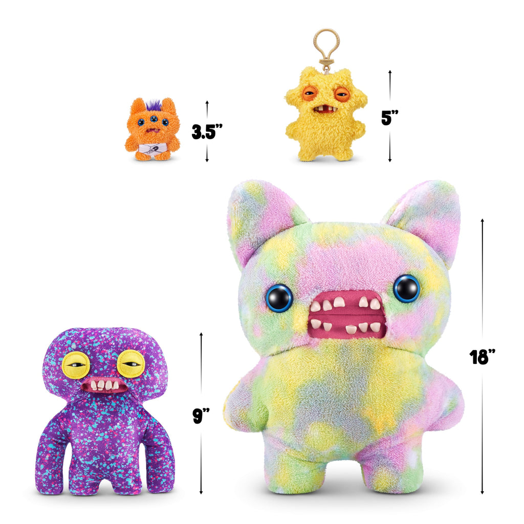 Fuggler Laboratory Misfits Squidge Plush – 9" Soft Collectible Monster Toy with Human-Like Teeth