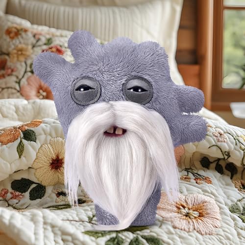 Fuggler Old Fogies 9-Inch Plush Toy (Captain Cardiac) – Grumpy Monster with Human-Like Teeth by ZURU