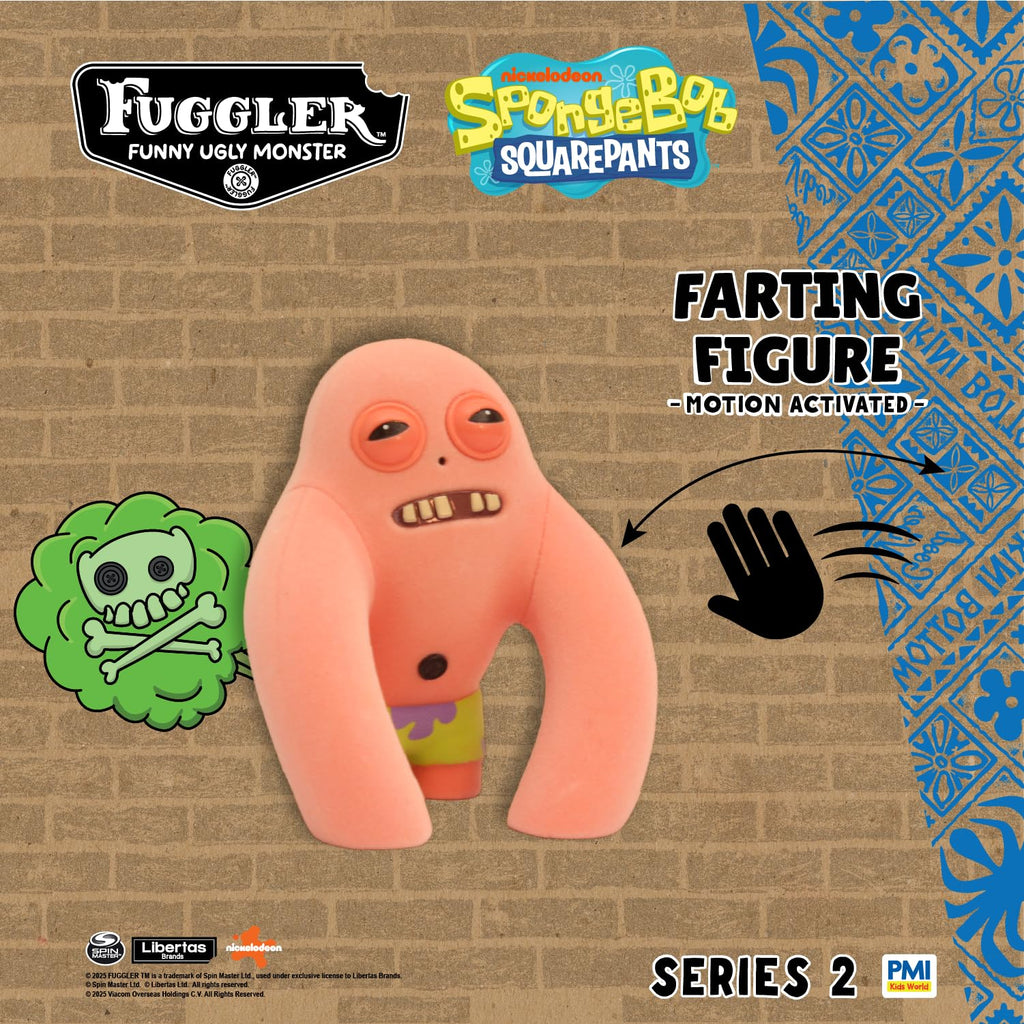 Fuggler Series 2 Farting Figure Patrick – Sensor-Activated Noisy Collectible