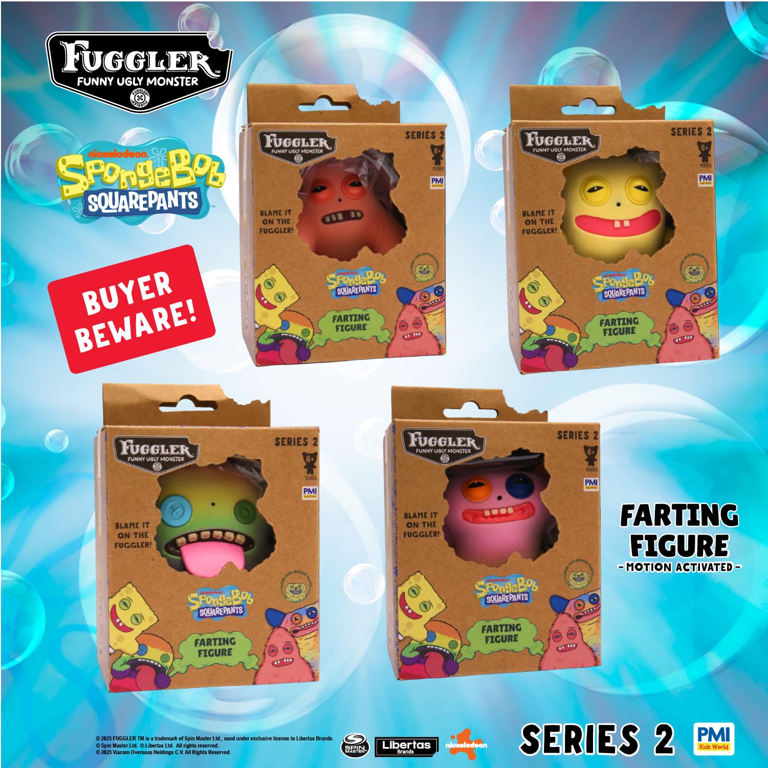 Fuggler Series 2 Farting Figure Patrick – Sensor-Activated Noisy Collectible