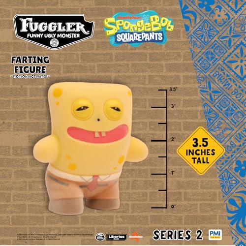 Fuggler Series 2 Farting Figure – Sensor-Activated Noisy Collectible (SpongeBob)