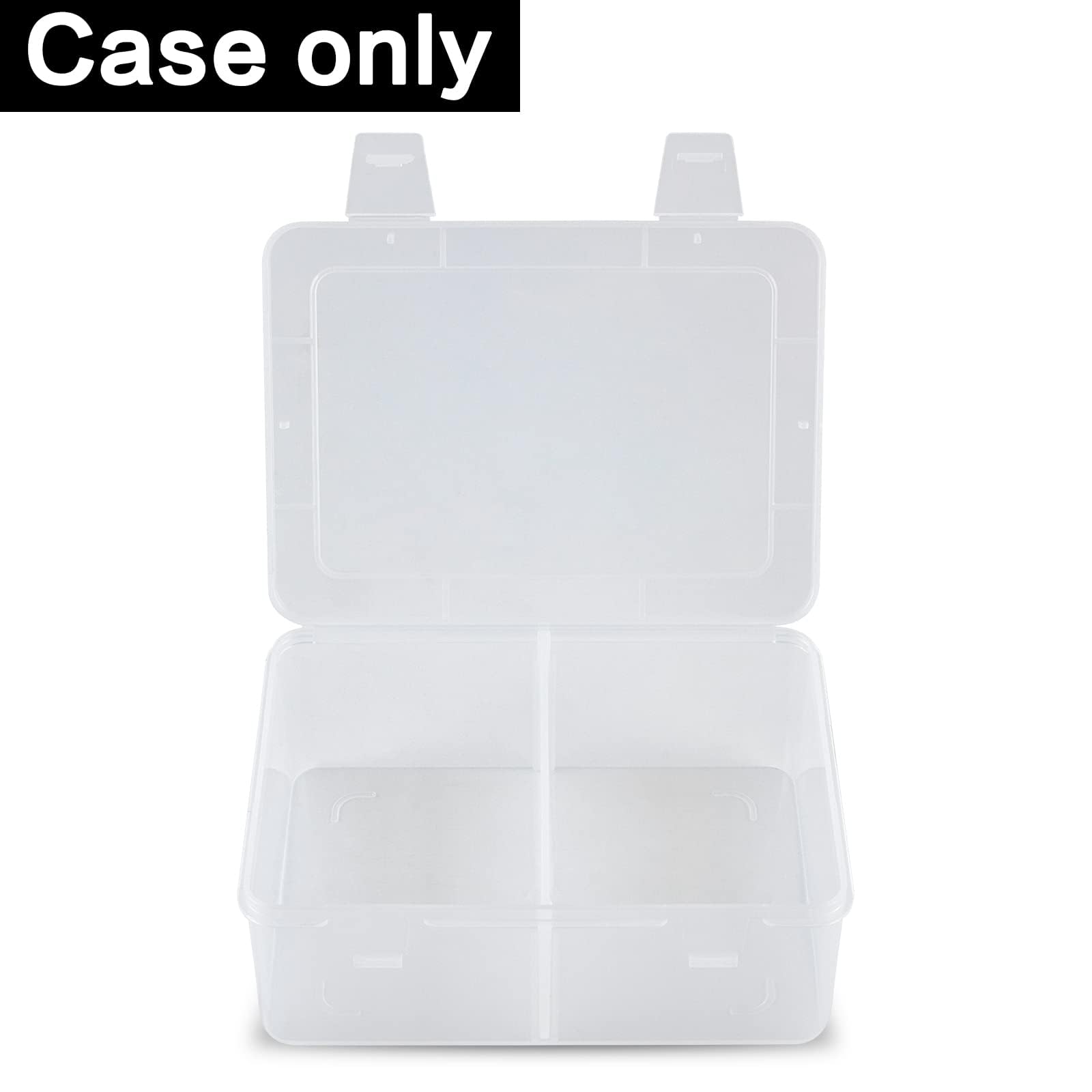 FULLCASE Transparent Card Case – Holds 300+ Cards, Removable Dividers, for Pokémon/MTG/Sports Cards