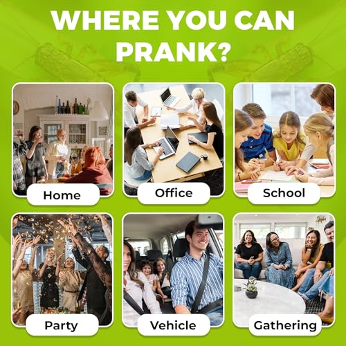 FUN delivery Frickin’ Cricket Hidden Noise Maker – Realistic Chirping Prank Toy for Adults