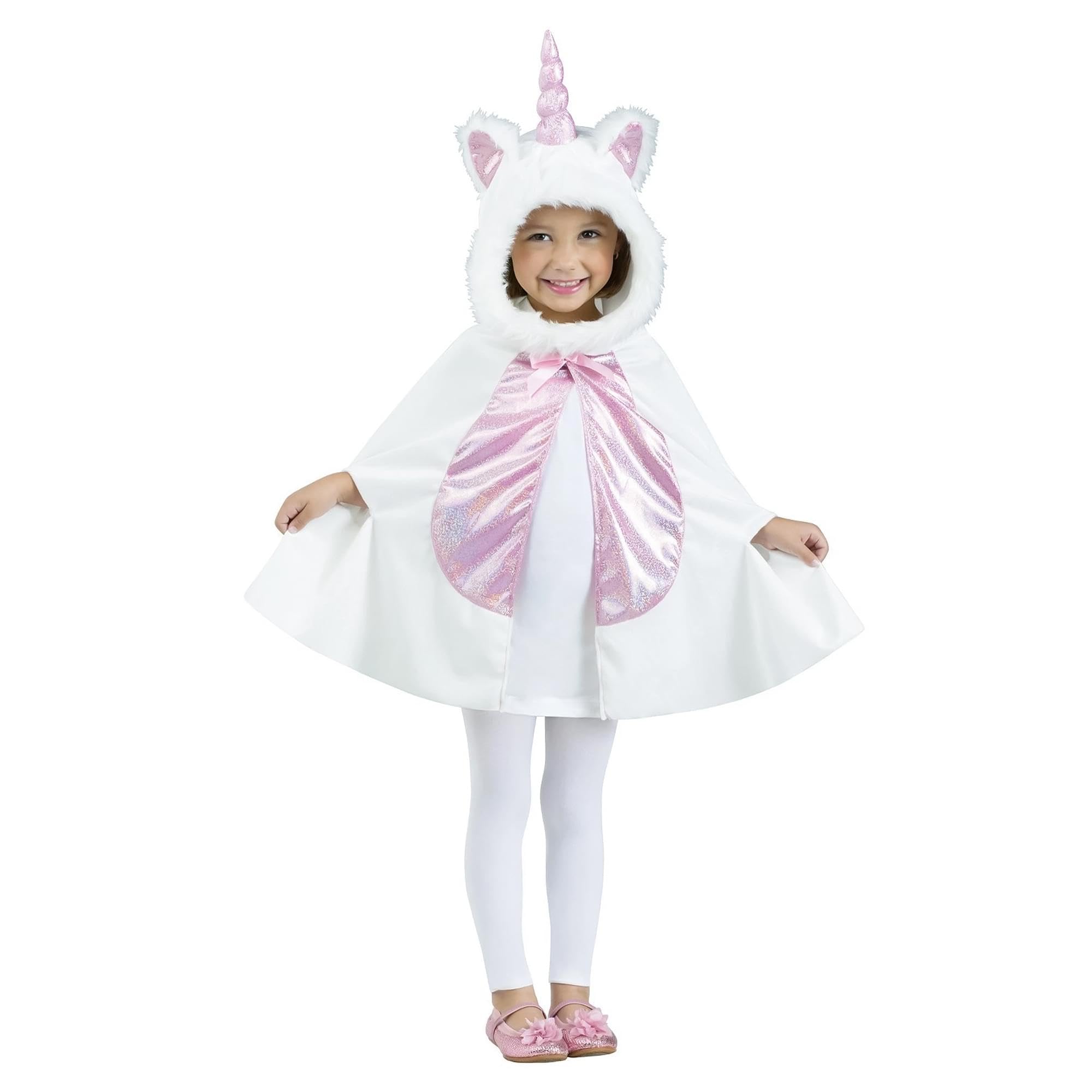 Fun World Unicorn Cape Toddler Costume, X-Large 4-6, Multicolor