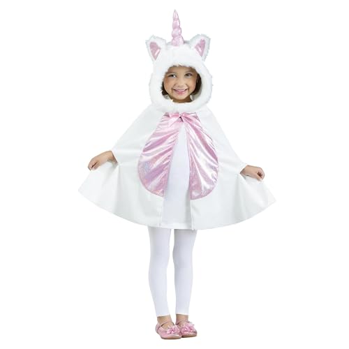 Fun World Unicorn Cape Toddler Costume, X-Large 4-6, Multicolor