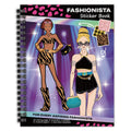 FUNCLASS Sticker Dress Up Book for Girls Ages 4-8 – Fashionista Coloring & Activity Book with 20 Pages and 4 Sticker Sheets