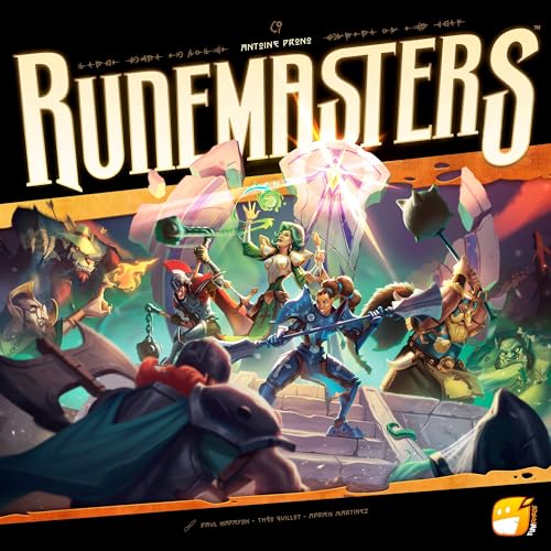 Funforge Runemasters Cooperative Board Game: Dark Fantasy Tower Defense for 1-4 Players, Ages 8+
