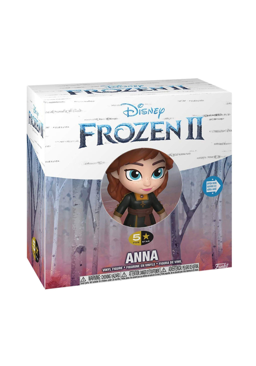 Funko 5 Star Disney Frozen 2 Anna Vinyl Figure - 3-Inch Collectible