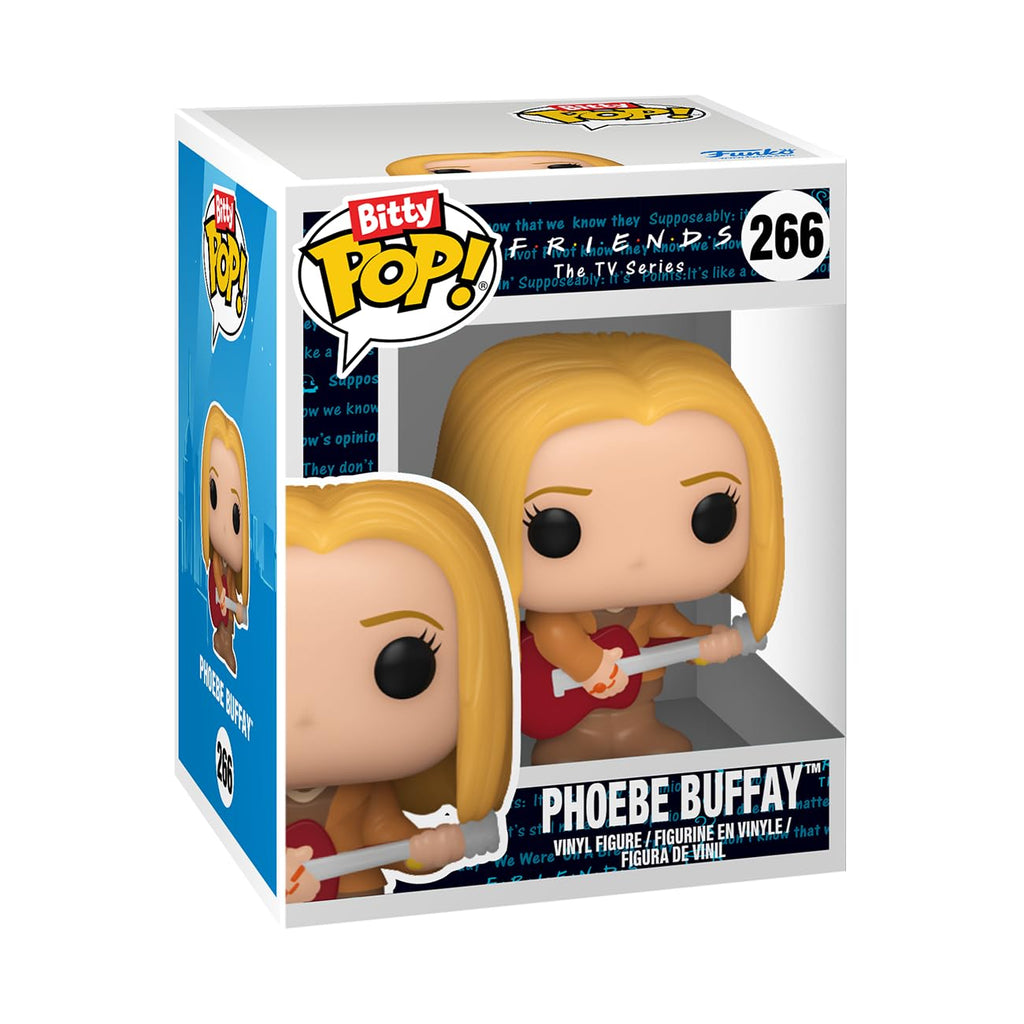 Funko Bitty POP! Friends 4-Pack: Phoebe, Monica, Chandler & Mystery Mini Figure with Display Case