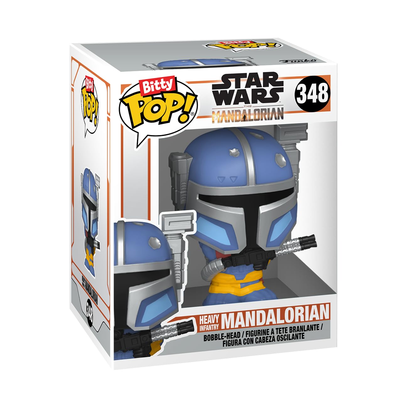 Funko Bitty Pop! The Mandalorian 4-Pack – Heavy Infantry, Armorer, Bo-Katan, & Mystery Chase (0.9-Inch Mini Figures)