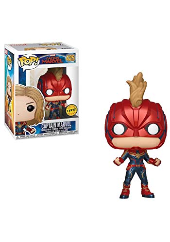 Funko Pop! Captain Marvel (Styles May Vary) 3.75-inch Collectible Vinyl Figure – Rare Chase Variant Possible