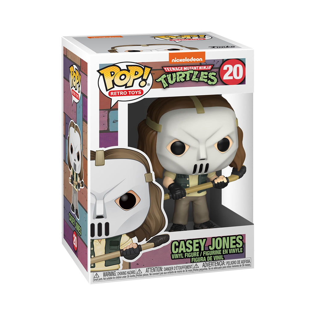 Funko Pop! Casey Jones (Teenage Mutant Ninja Turtles) – Retro Toys Vinyl Figure, 3.75 inches