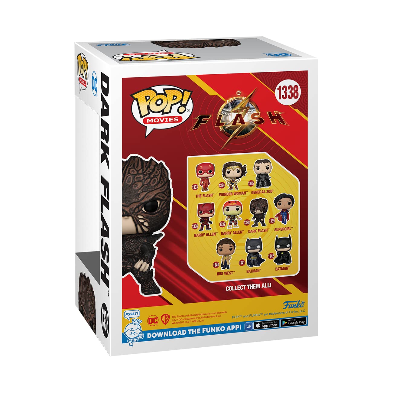 Funko Pop! Dark Flash Vinyl Figure – 3.75-Inch DC Comics Collectible