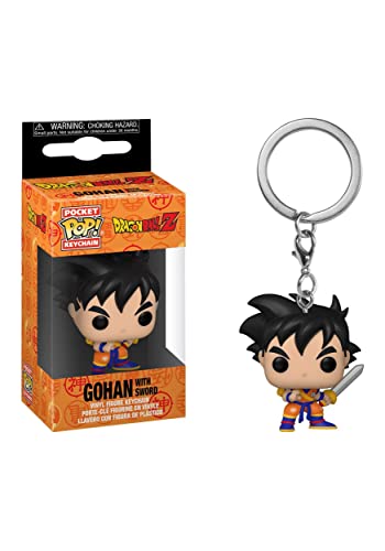 Funko Pop! Dragon Ball Z Gohan with Sword Keychain - 2-Inch Collectible Vinyl Figure