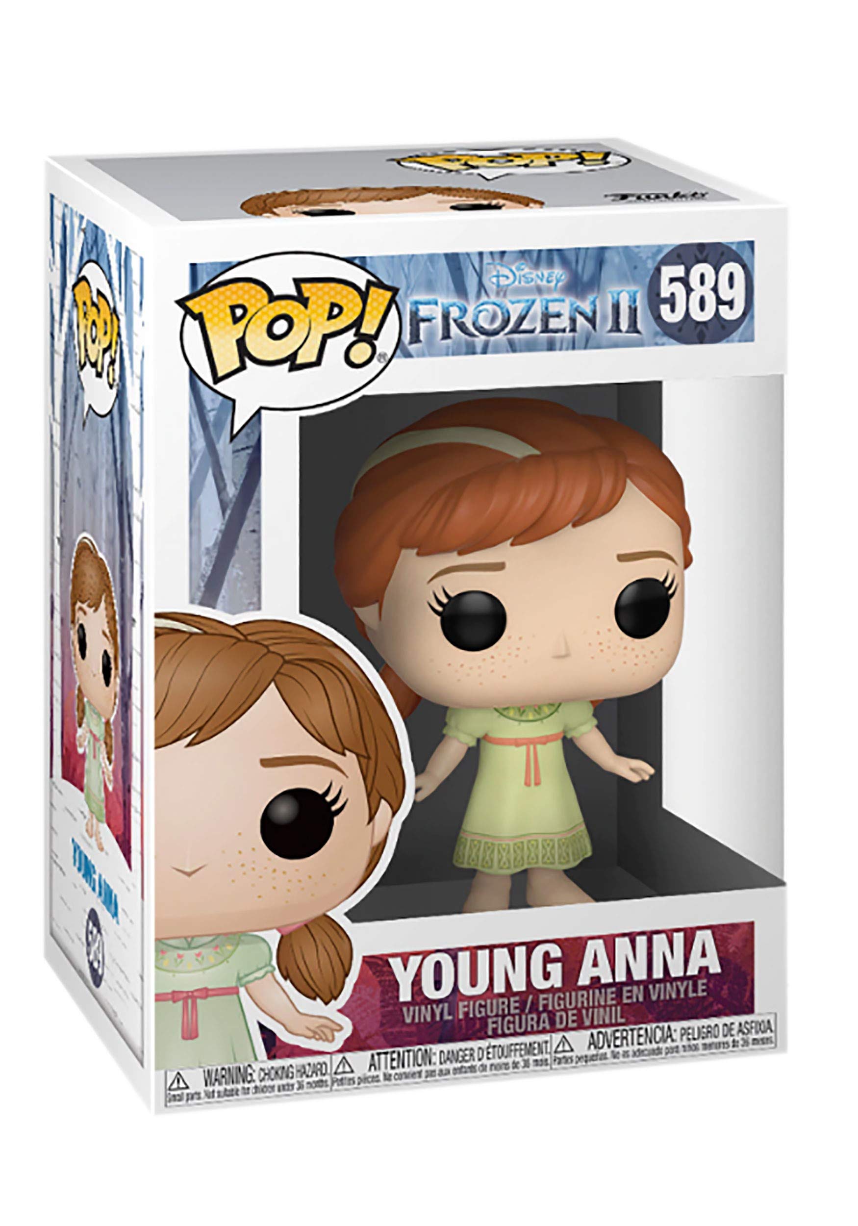 Funko Pop! Frozen 2: Young Anna Collectible Vinyl Figure, 3 ¾ inches