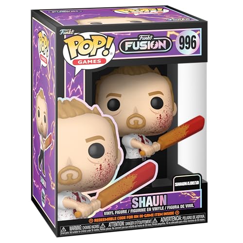 Funko Pop! Funko Fusion Shaun – Shaun of the Dead Collectible Vinyl Bobblehead with In-Game Code