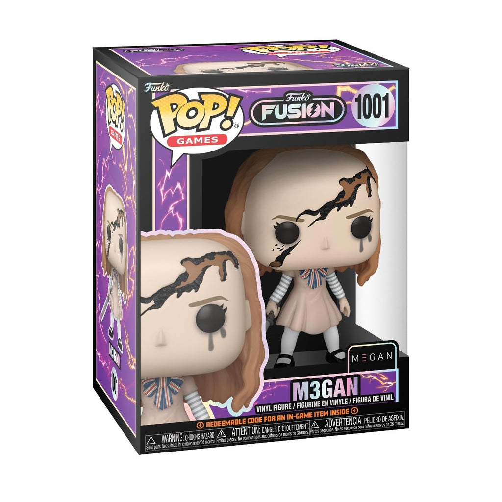 Funko POP! Games: Fusion M3GAN Vinyl Figure - 3.75 Inches with In-Game Code