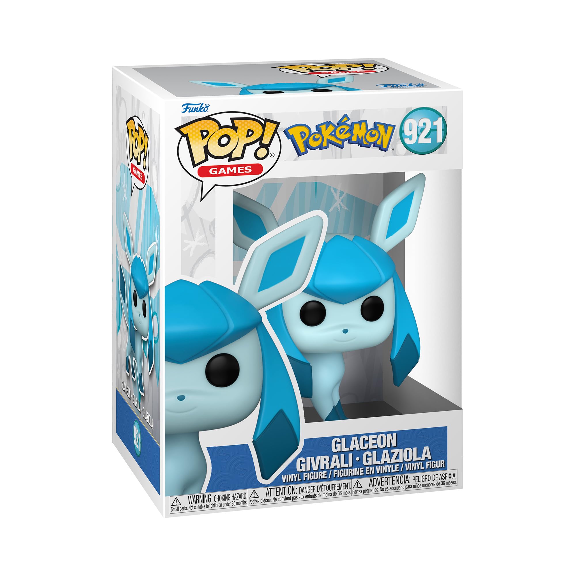 Funko Pop! Glaceon Vinyl Figure – 3.75-Inch Pokemon Collectible
