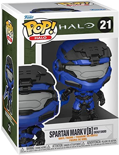 Funko Pop! Halo Infinite: Spartan Mark V [B] with Blue Energy Sword (Chase Variant Possible)