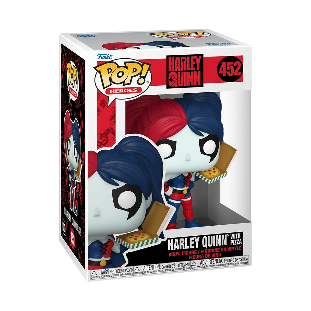 Funko Pop! Harley Quinn with Pizza - 30th Anniversary DC Comics Vinyl Figure