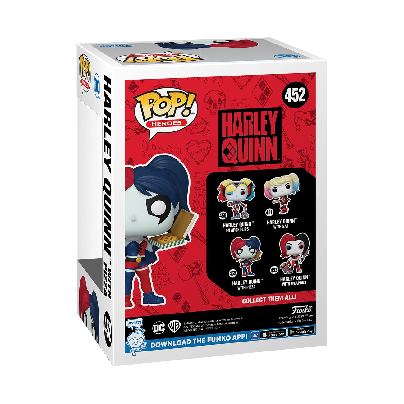 Funko Pop! Harley Quinn with Pizza - 30th Anniversary DC Comics Vinyl Figure