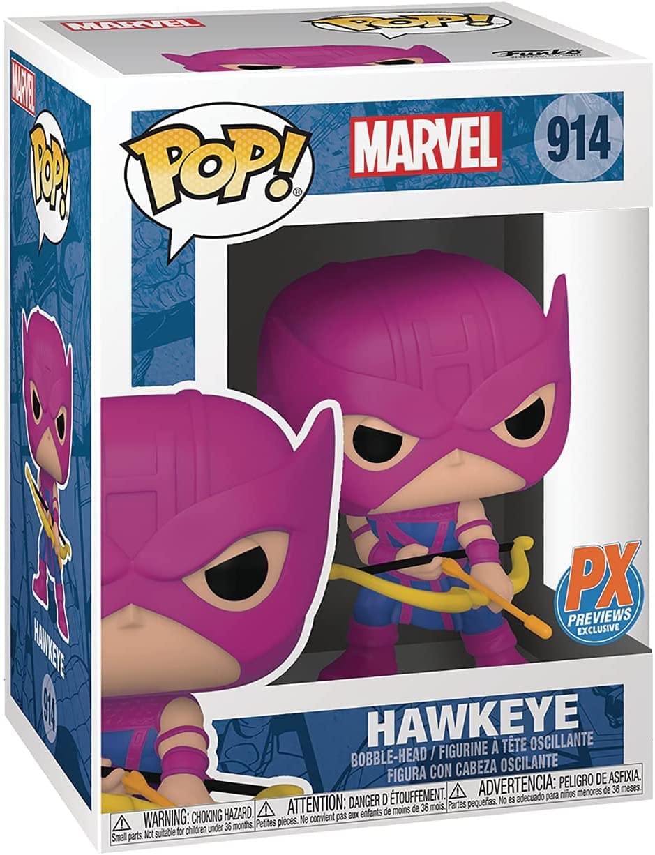 Funko Pop! Marvel Classic Hawkeye Vinyl Figure – Previews Exclusive