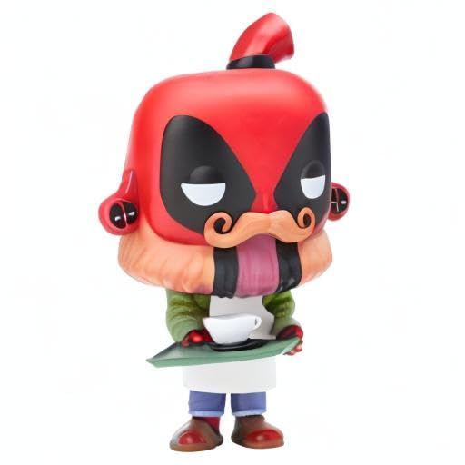 Funko Pop! Marvel: Deadpool 30th Anniversary Coffee Barista Figure